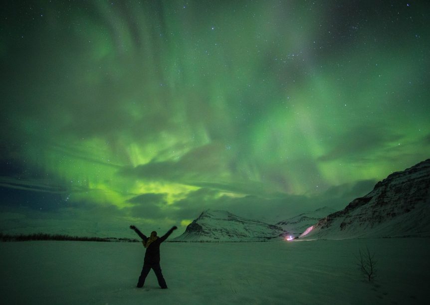Viewing the Northern Lights in Iceland